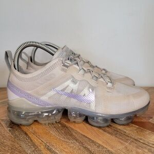 Nike Air VaporMax 2019 Women's Size 7 Shoes Grey Purple Agate BV6483-001 Running